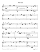 The Love of God (2 Pianos, 4 Hands Duet) 2 Pianos scores gallery preview page 4