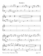 The Love of God (2 Pianos, 4 Hands Duet) 2 Pianos scores gallery preview page 5