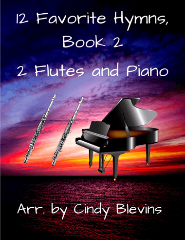 12 Favorite Hymns, Book 2, Two Flutes and Piano