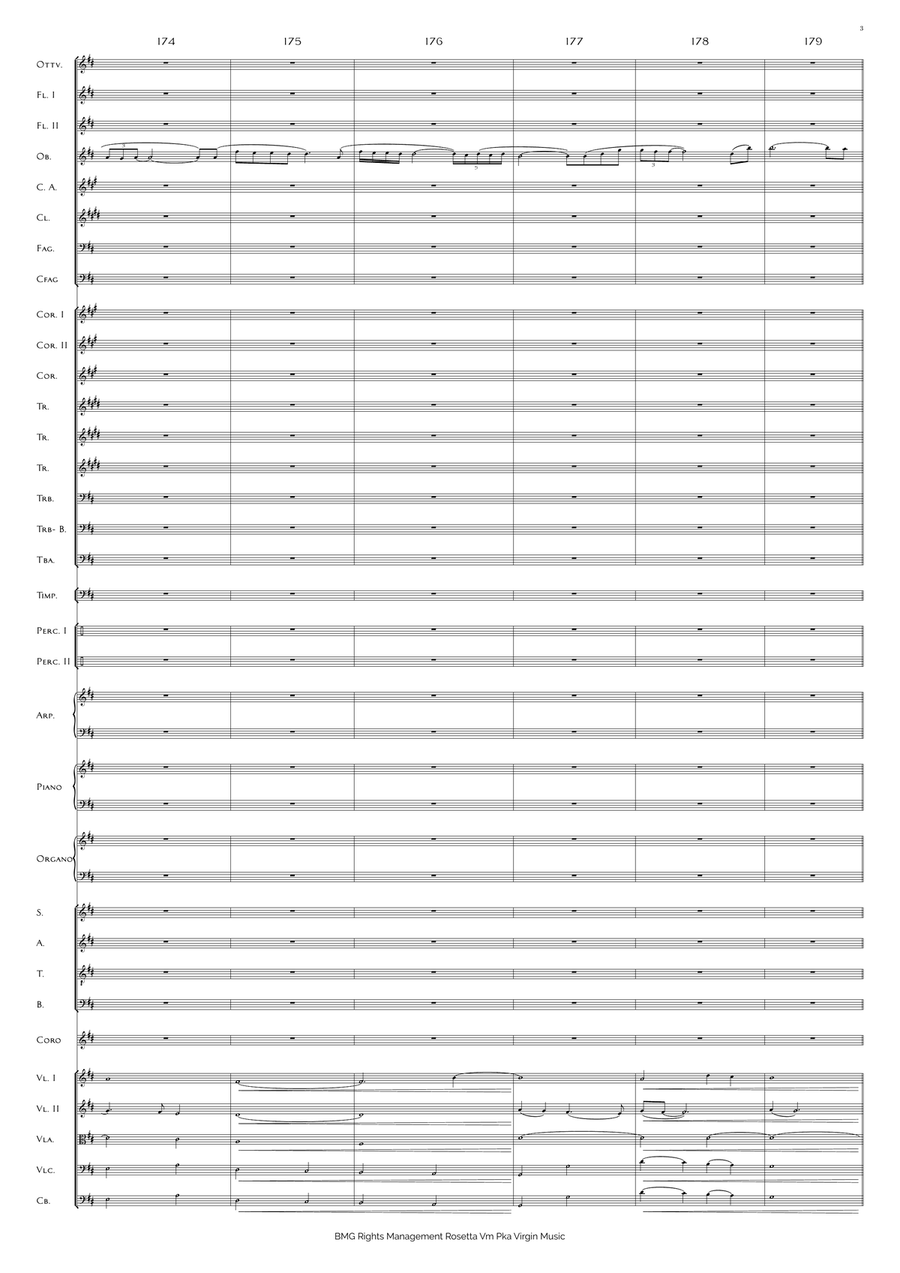 Gabriel's Oboe Gabriel's Oboe Full Orchestra scores gallery preview page 3