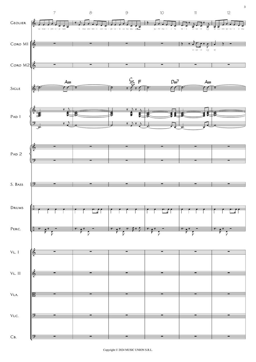I P' Me, Tu P' Te I P' Me, Tu P' Te Full Orchestra scores gallery preview page 3