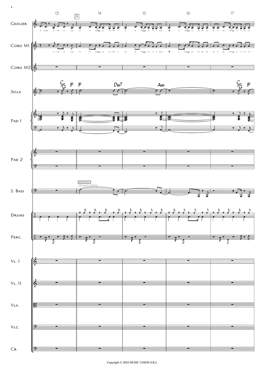 I P' Me, Tu P' Te I P' Me, Tu P' Te Full Orchestra scores gallery preview page 4