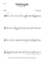 Hallelujah String Duet scores gallery preview page 4