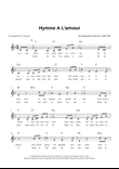 Hymne A L'amour