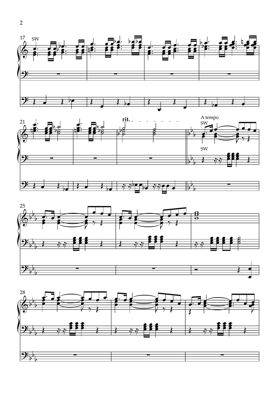 Fancy Fanfare (Op. 30, 2024) Organ Solo scores gallery preview page 2
