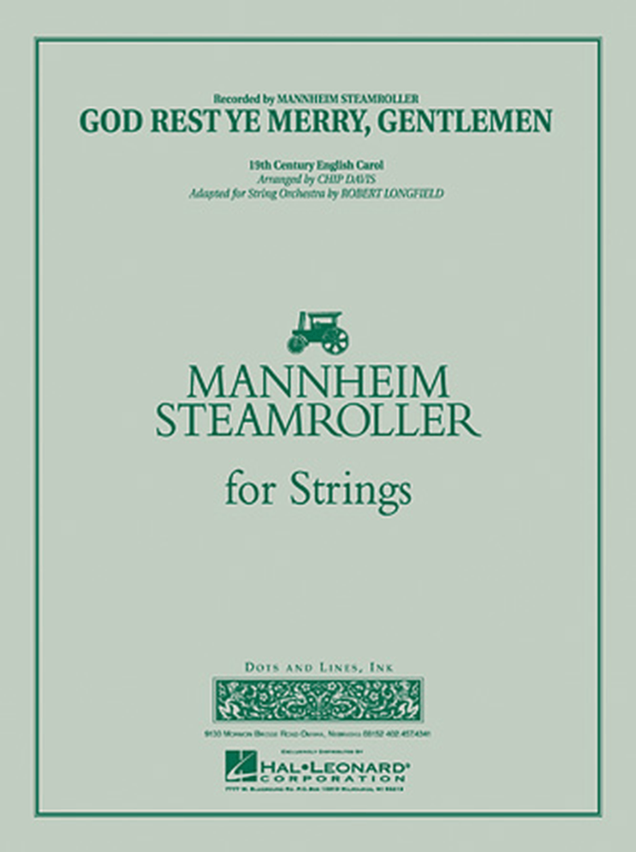 God Rest Ye Merry, Gentlemen Orchestra scores gallery preview page 1