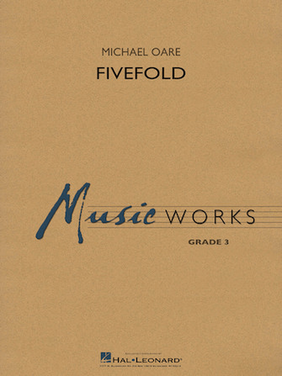 Fivefold Concert Band scores gallery preview page 1