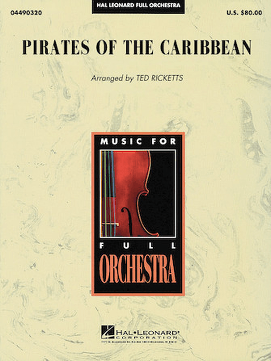 Pirates of the Caribbean (arr. Ted Ricketts) Full Orchestra scores gallery preview page 1