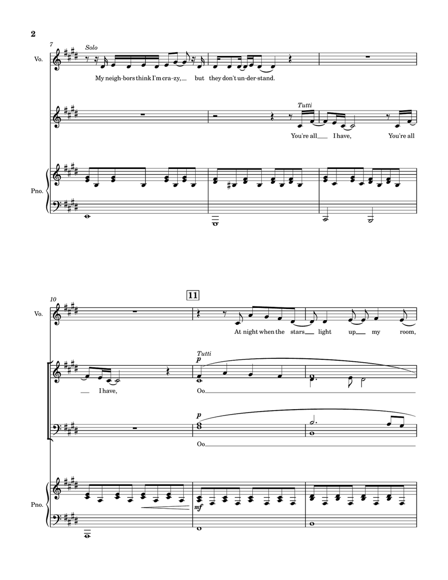 Talking To The Moon Talking To The Moon 4-Part scores gallery preview page 2