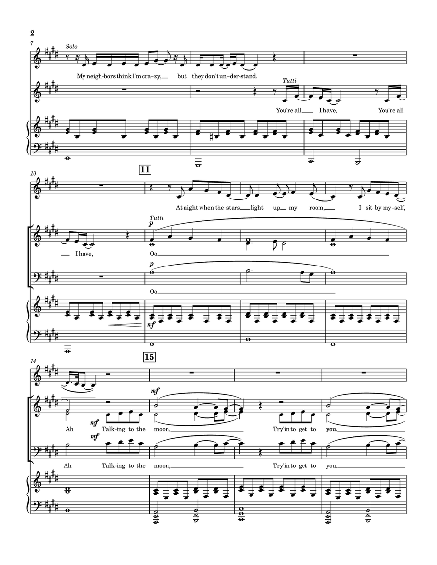 Talking To The Moon Talking To The Moon 3-Part scores gallery preview page 2