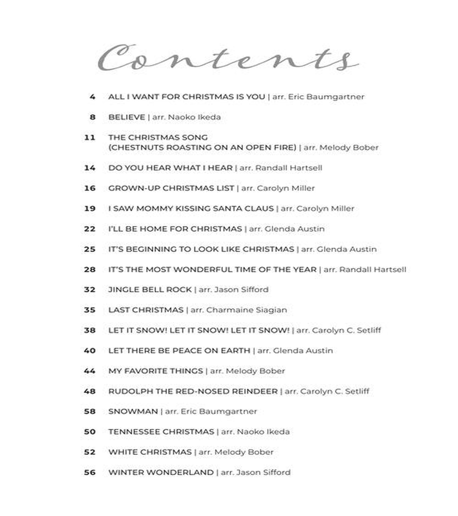 Christmas Pop Hits for Piano Solo Piano Solo scores gallery preview page 3