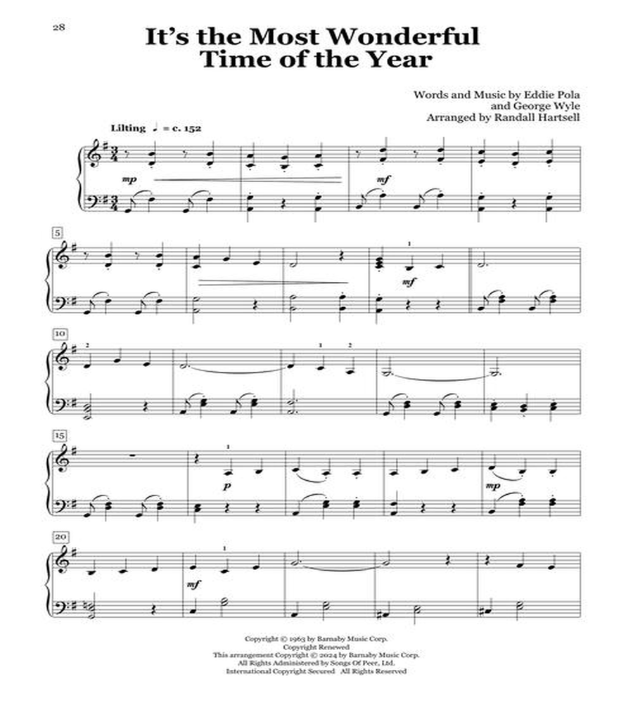 Christmas Pop Hits for Piano Solo Piano Solo scores gallery preview page 5