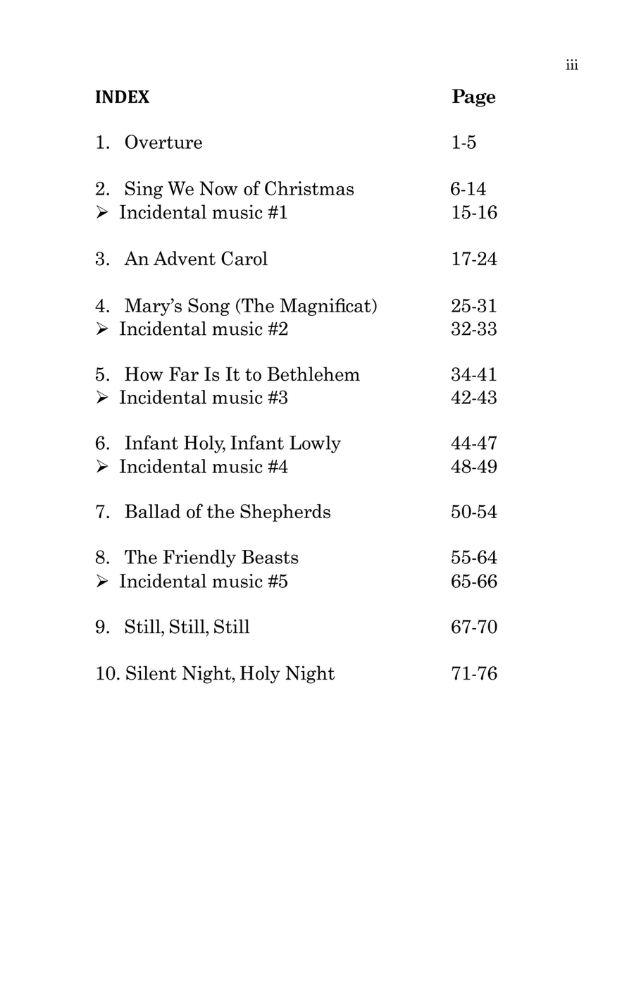 The Way to Bethlehem 4-Part scores gallery preview page 3