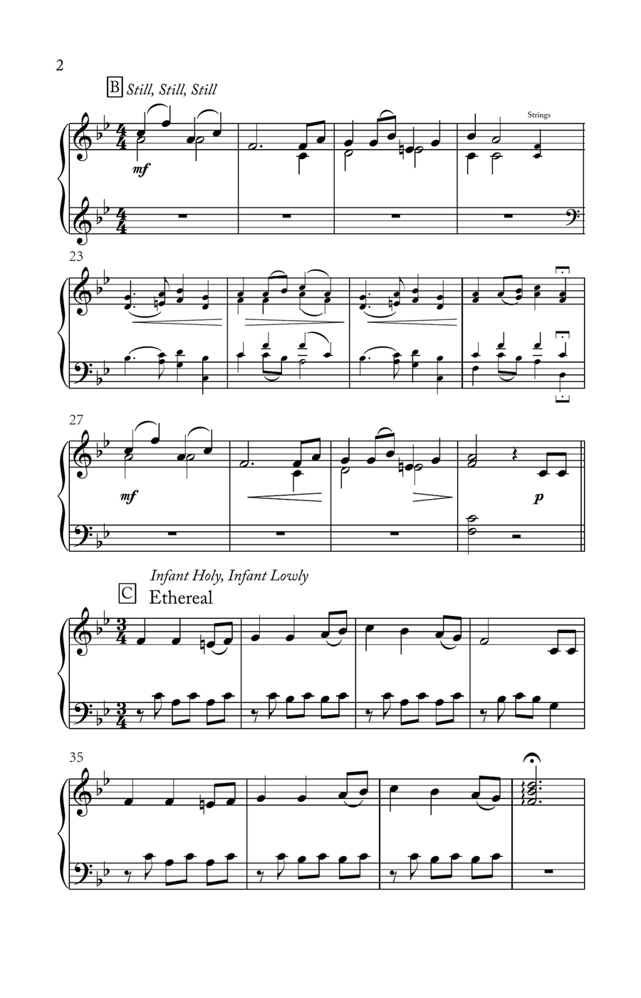 The Way to Bethlehem 4-Part scores gallery preview page 6