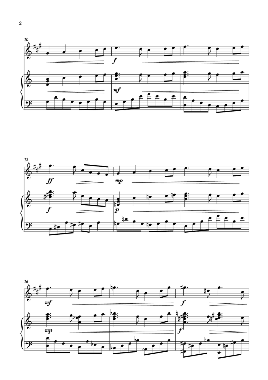 Tchaikovsky - Swan Lake for Bar Sax with accompaniment Baritone Saxophone scores gallery preview page 2