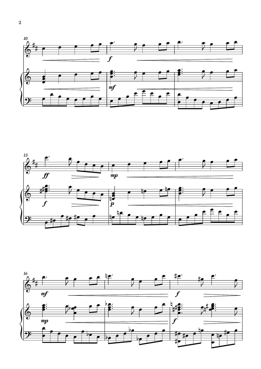 Tchaikovsky - Swan Lake for Soprano Sax with accompaniment Soprano Saxophone scores gallery preview page 2
