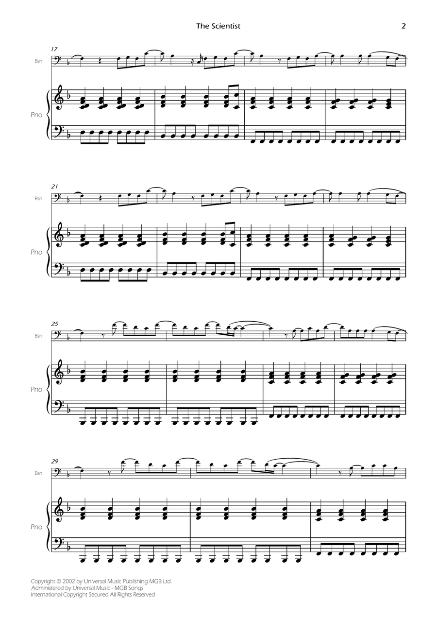 The Scientist The Scientist Bassoon scores gallery preview page 4