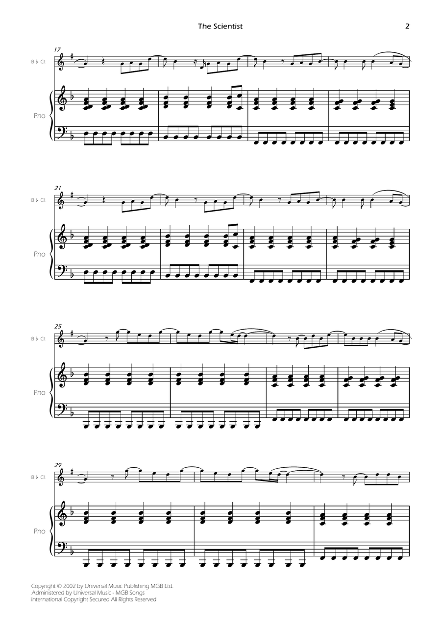 The Scientist The Scientist B-Flat Clarinet scores gallery preview page 4