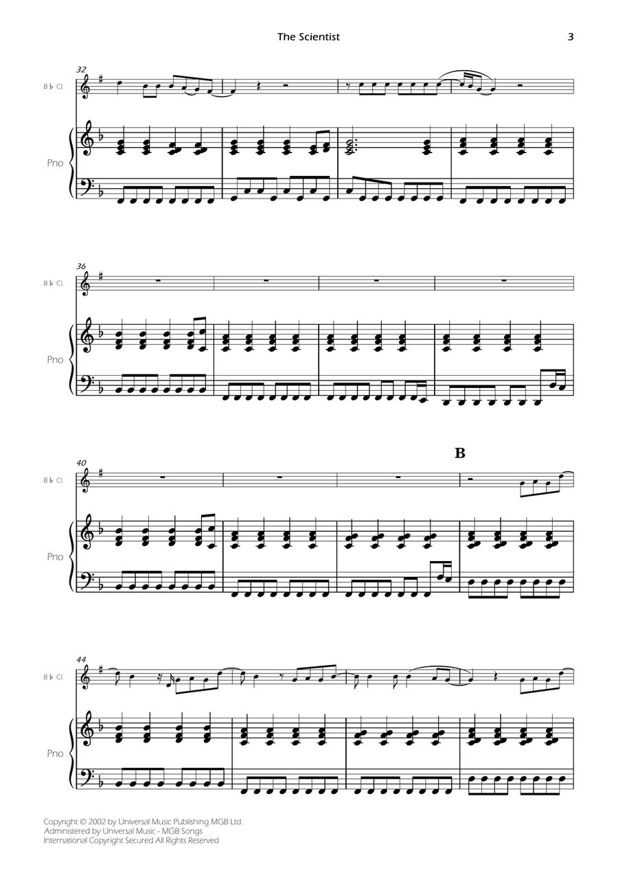 The Scientist The Scientist B-Flat Clarinet scores gallery preview page 5