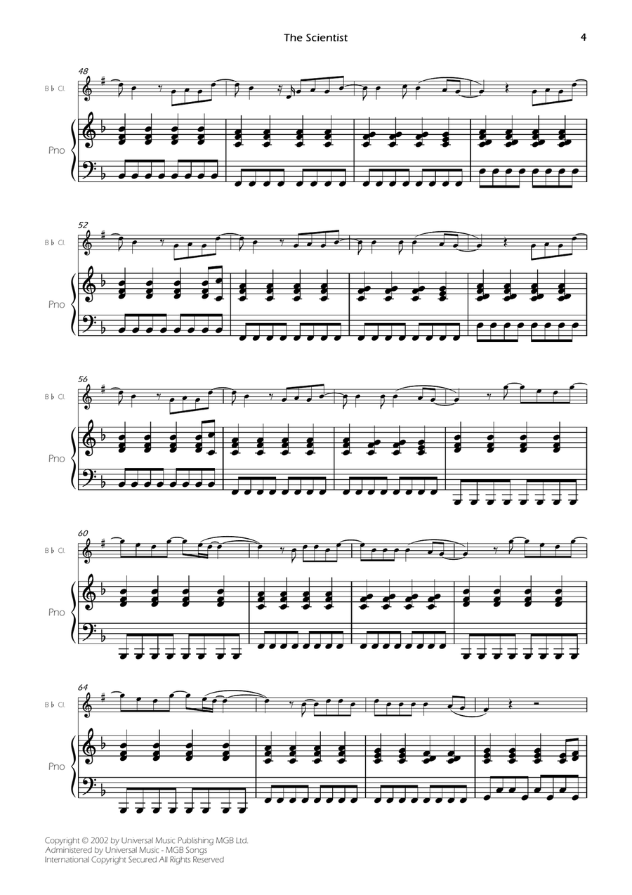The Scientist The Scientist B-Flat Clarinet scores gallery preview page 6