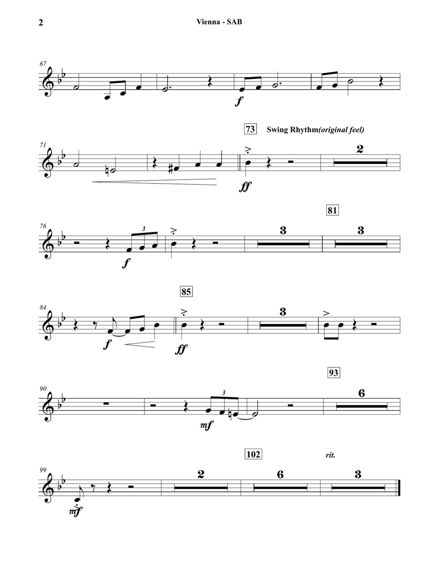 Vienna Concert Band scores gallery preview page 2