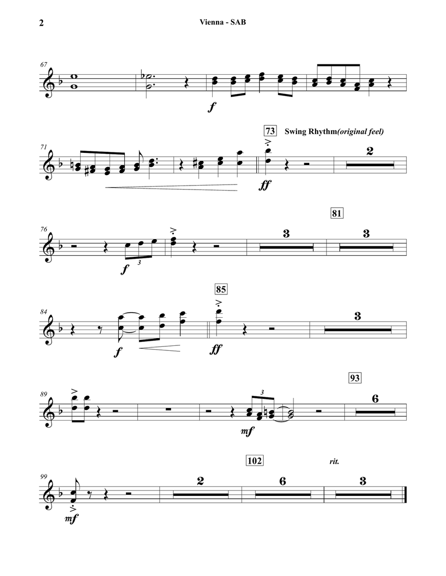 Vienna Concert Band scores gallery preview page 4