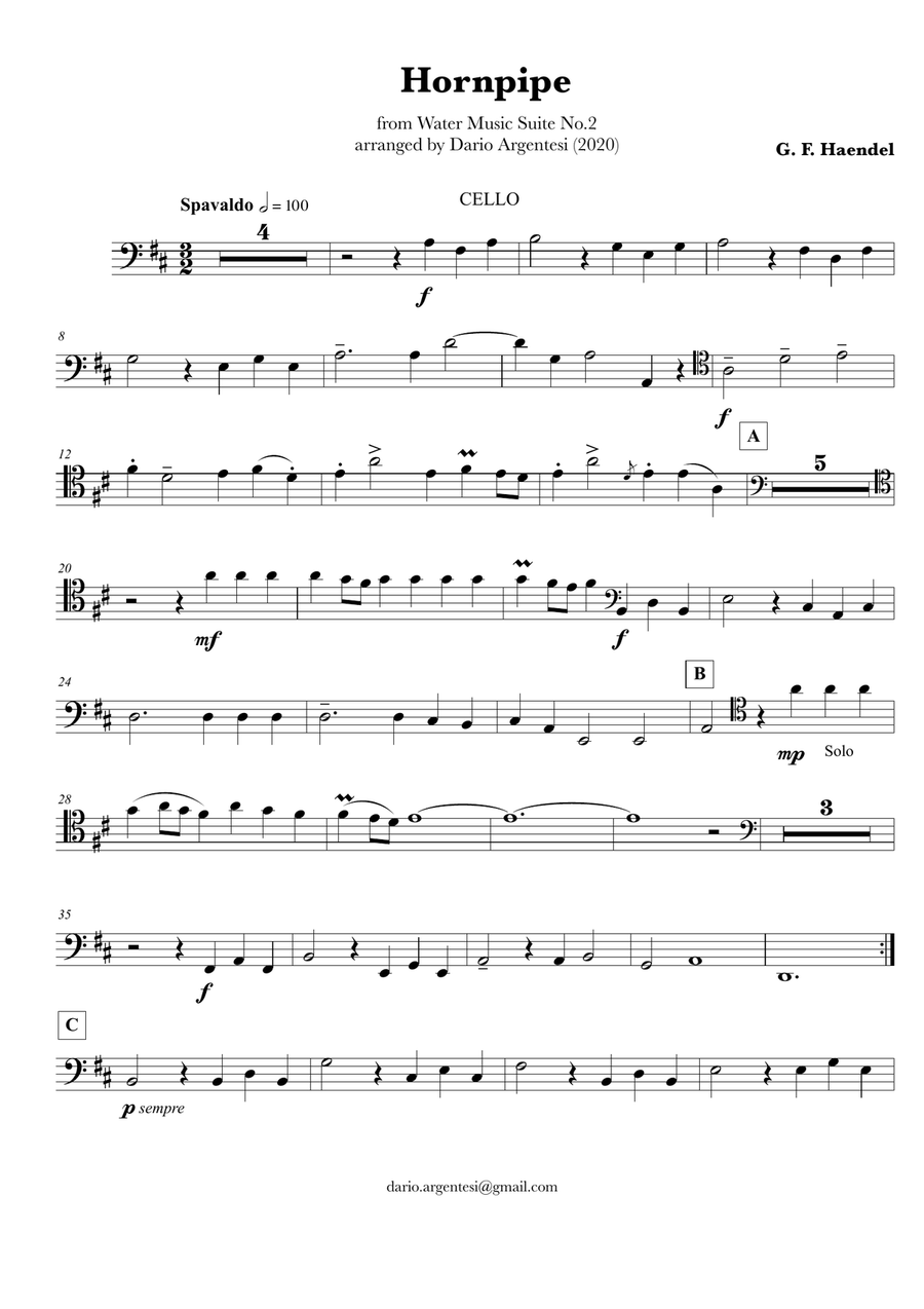 Hornpipe Hornpipe Piano Quintet scores gallery preview page 6