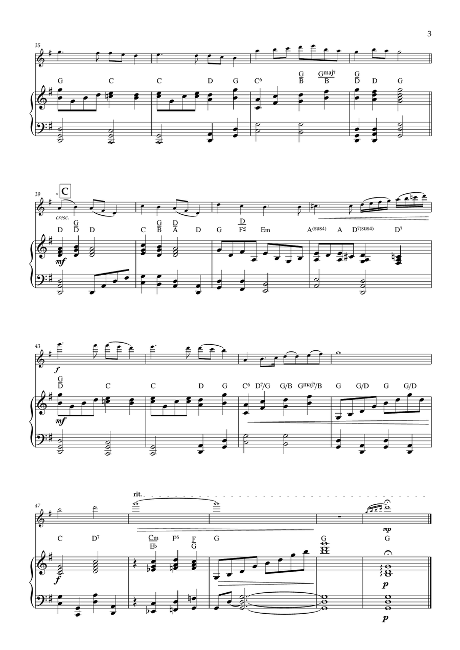 Glorious Things, Thee Are Spoken Flute scores gallery preview page 3