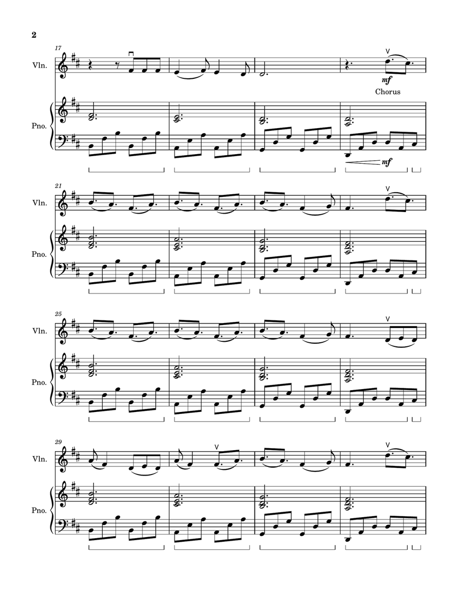 Reckless Love Reckless Love Violin Solo scores gallery preview page 4