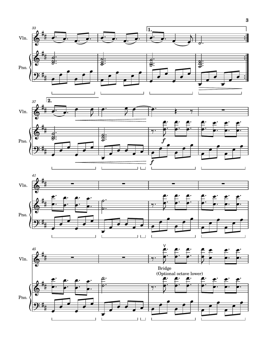 Reckless Love Reckless Love Violin Solo scores gallery preview page 5