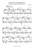 Op.11 No.3 (Lightening) Piece by In Son Zeng