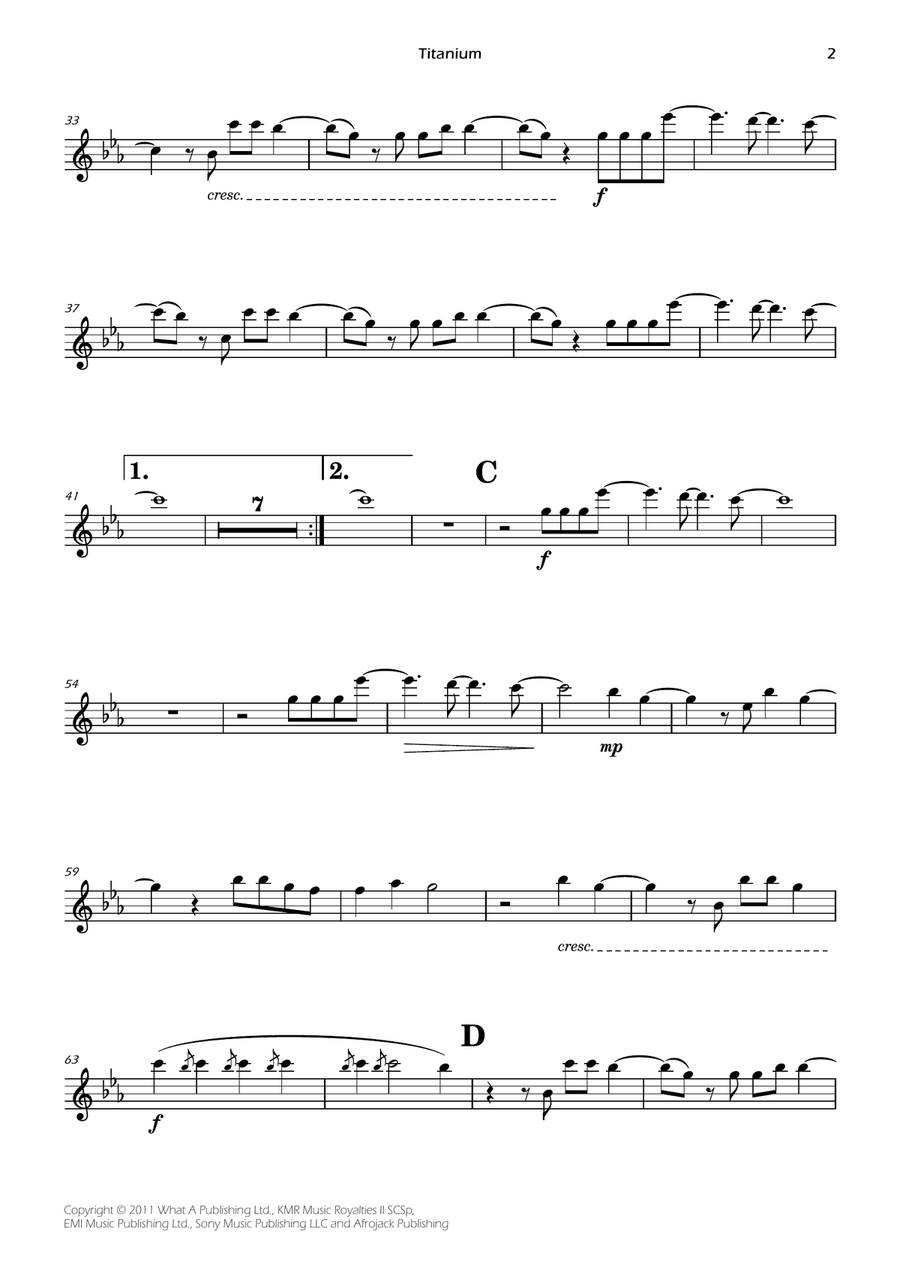 Titanium Titanium Flute scores gallery preview page 2