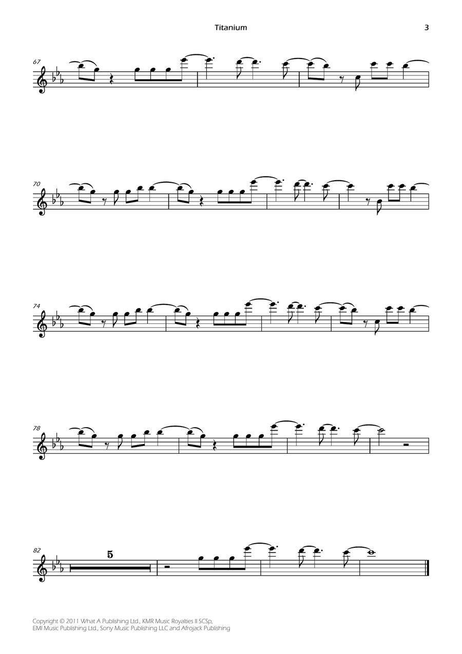 Titanium Titanium Flute scores gallery preview page 3