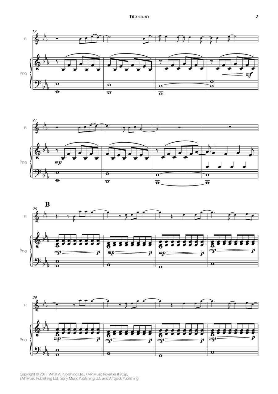 Titanium Titanium Flute scores gallery preview page 2