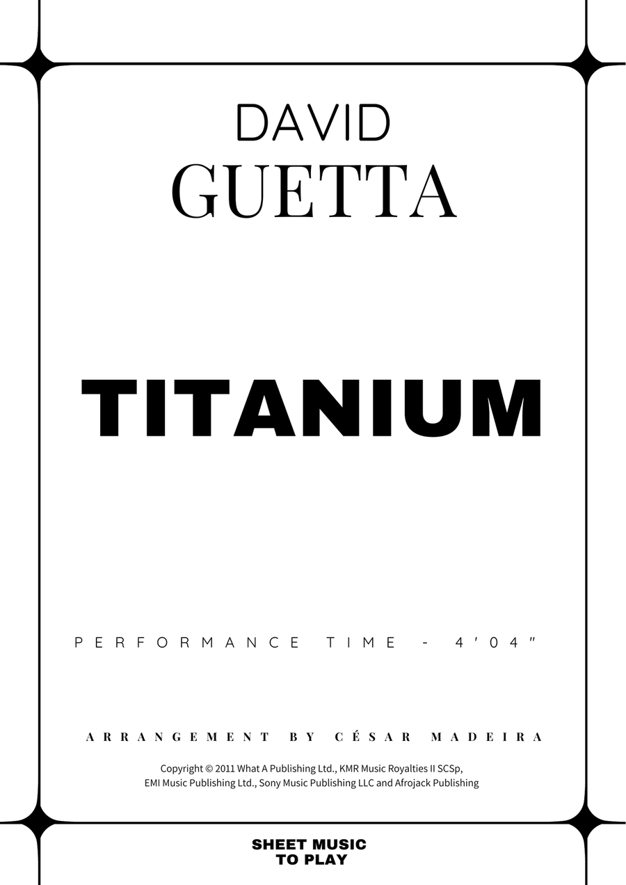 Titanium Titanium Piano scores gallery preview page 2