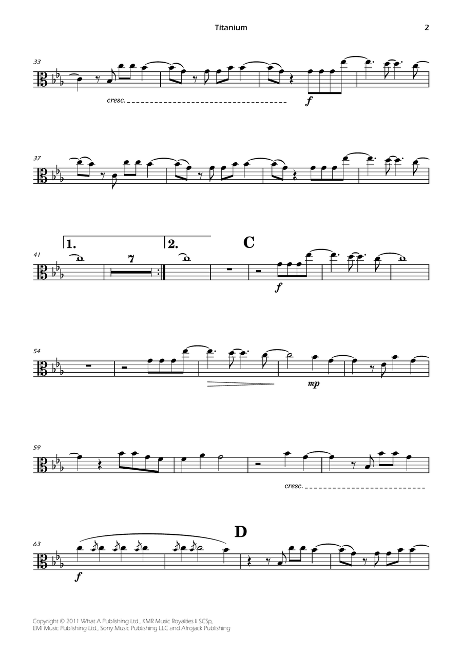 Titanium Titanium Viola scores gallery preview page 2