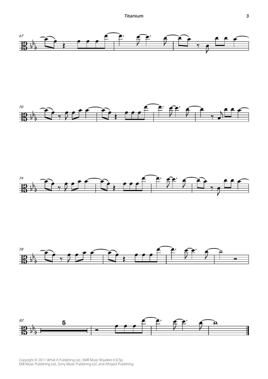 Titanium Titanium Viola scores gallery preview page 3