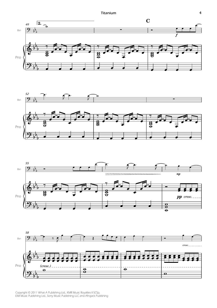 Titanium Titanium Bassoon scores gallery preview page 6
