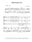 I Will Comfort You (SAB) mini preview