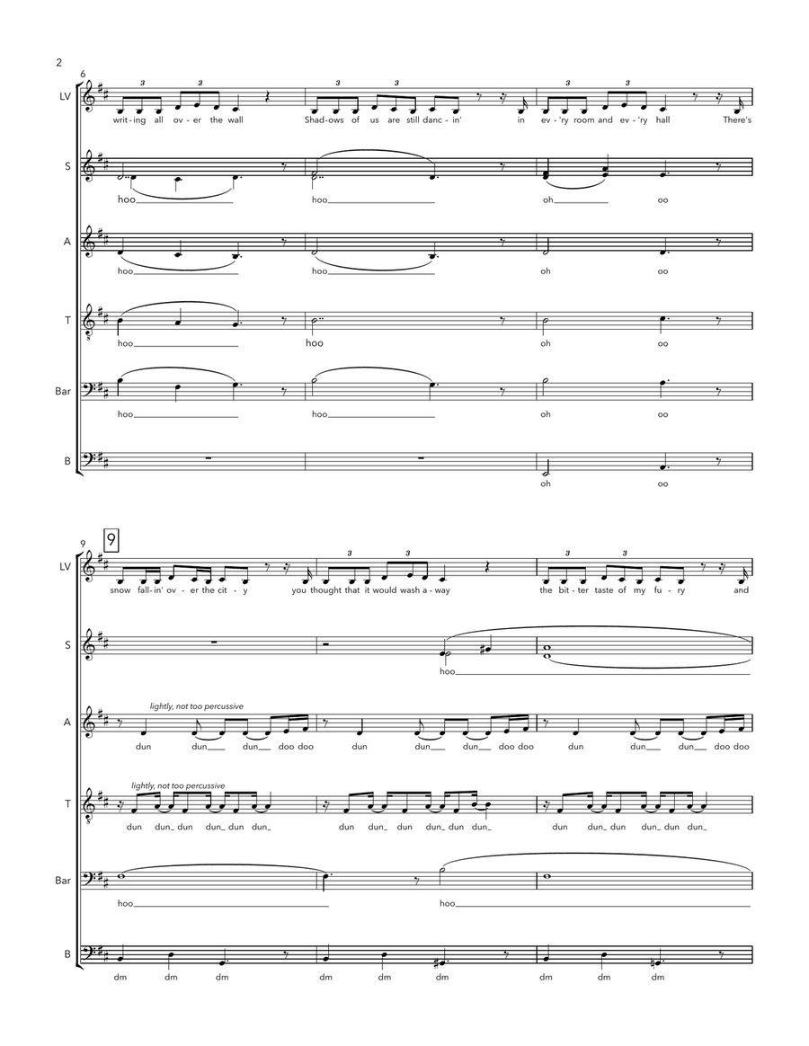 Can't Catch Me Now Can't Catch Me Now Divisi scores gallery preview page 2