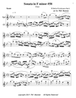 Sonata in Fm -WF Bach - xylophone and clarinet duet