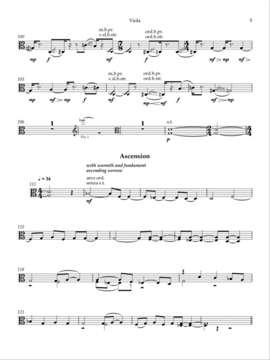 Rituals - Viola Rituals - Viola String Quartet scores gallery preview page 5