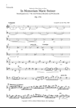 In Memoriam Marie Steiner Op. 176 - Violoncello