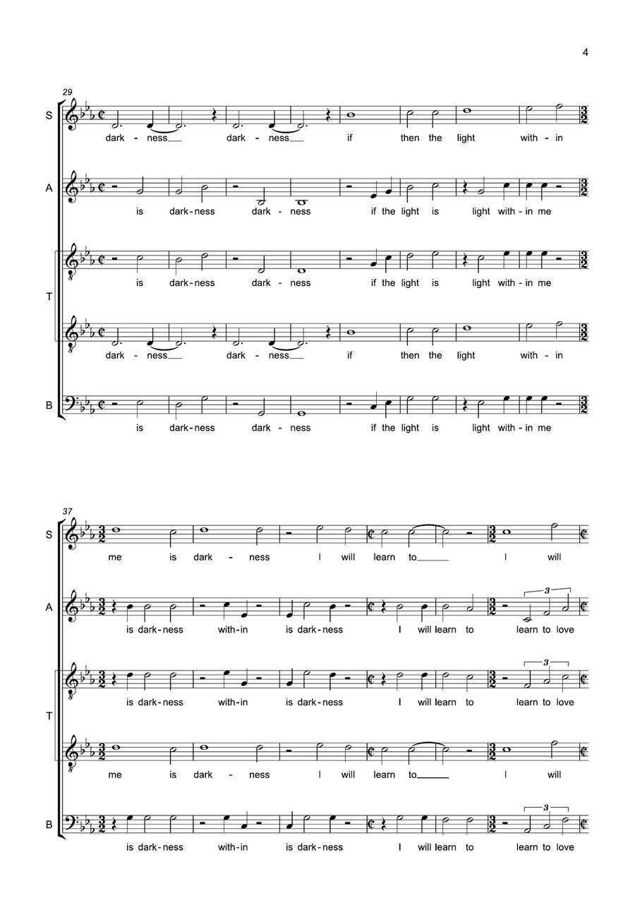 If Then The Light If Then The Light SATTB scores gallery preview page 3