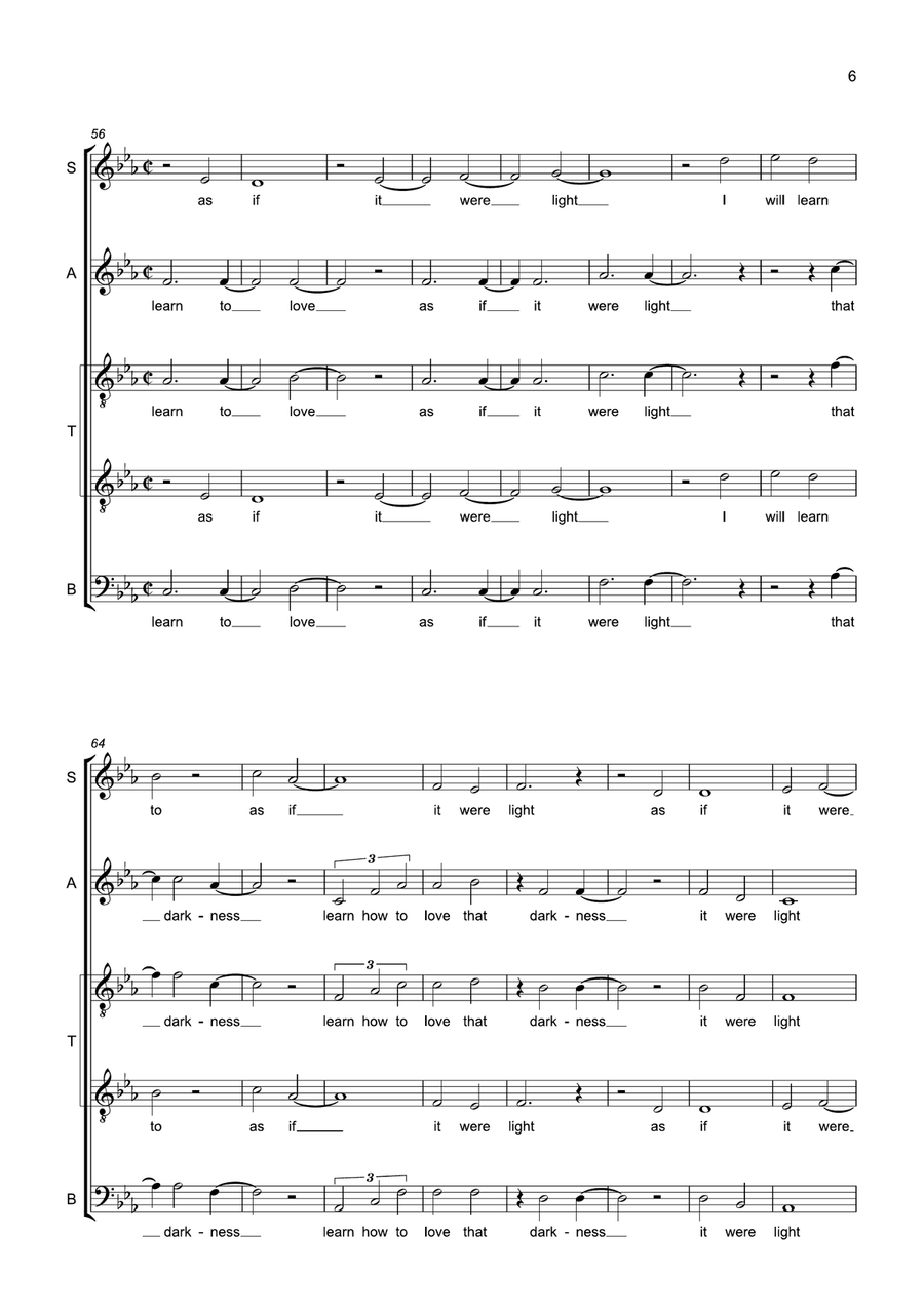 If Then The Light If Then The Light SATTB scores gallery preview page 5