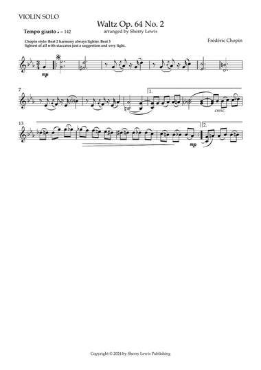 Waltz Op. 64 No. 2 by Chopin