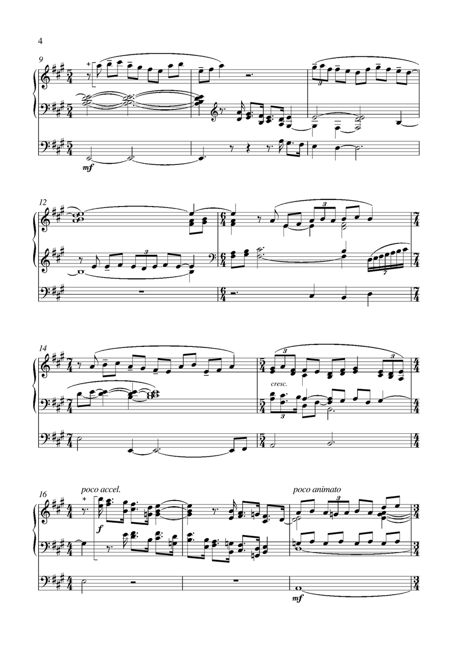 Prelude on 'Veni creator spiritus' Score scores gallery preview page 3
