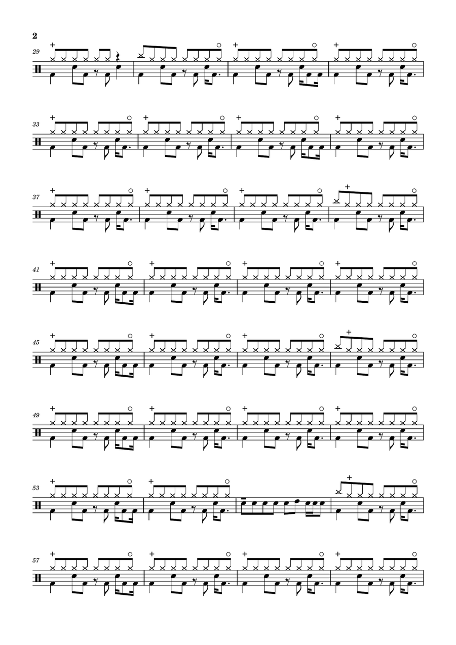 Treat Her Like A Lady Treat Her Like A Lady Drum Set scores gallery preview page 2