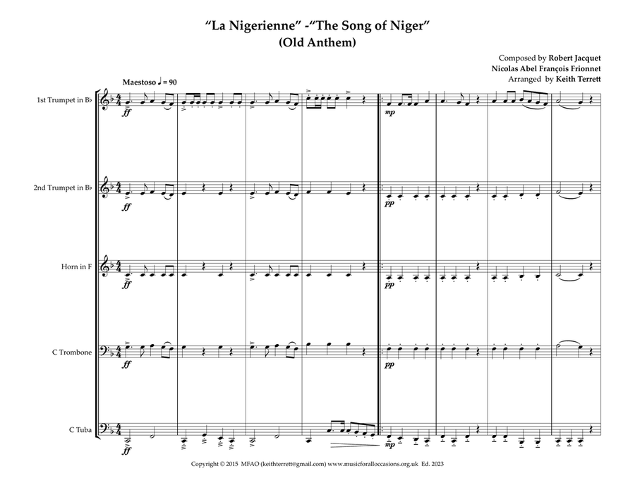 Nigerien National Anthems 