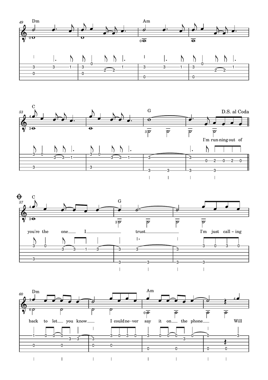 Blinding Lights Blinding Lights Acoustic Guitar scores gallery preview page 4